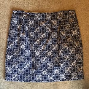 Blue & White JCrew Skirt!